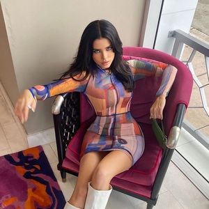 Hadley Mesh Mini Dress